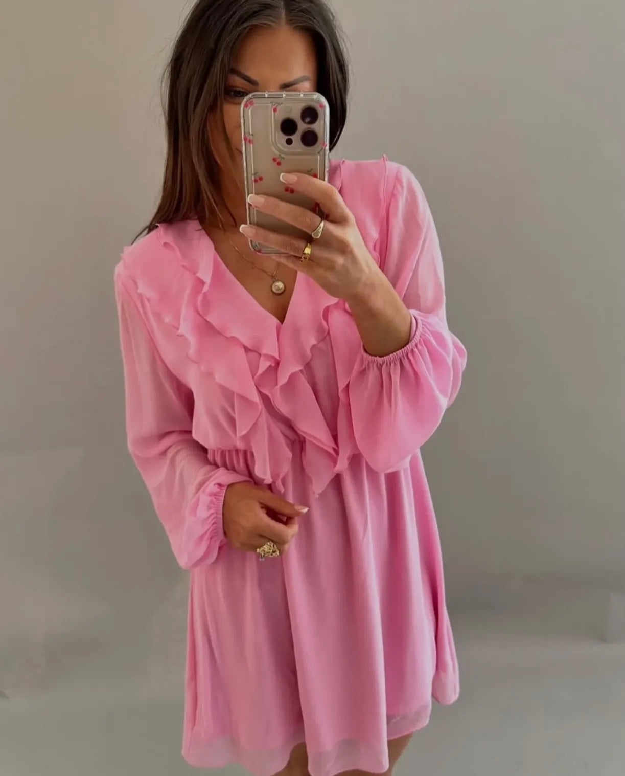 VIANE Short Dress - Bonbon